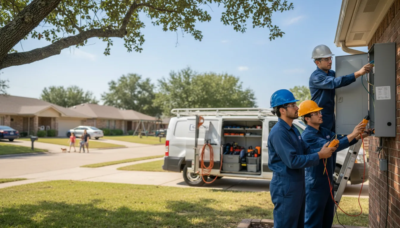 Certified electrician providing emergency electrical services in Page, ND